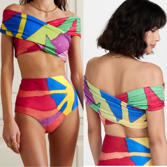 Mara Hoffman Lydia Bikini Set in Multi Color